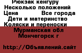 Рюкзак кенгуру 0 . Несколько положений › Цена ­ 1 000 - Все города Дети и материнство » Коляски и переноски   . Мурманская обл.,Мончегорск г.